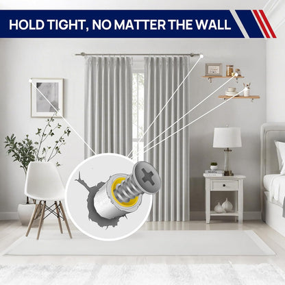 WRAPNLOCK Drywall Anchor Repair Kit - Fast Loose Anchor Fix | No Fill/Redrill. Includes 22 Patches, Screws, Anchors, Screwdriver & Gloves. Perfect For Home Fittings.