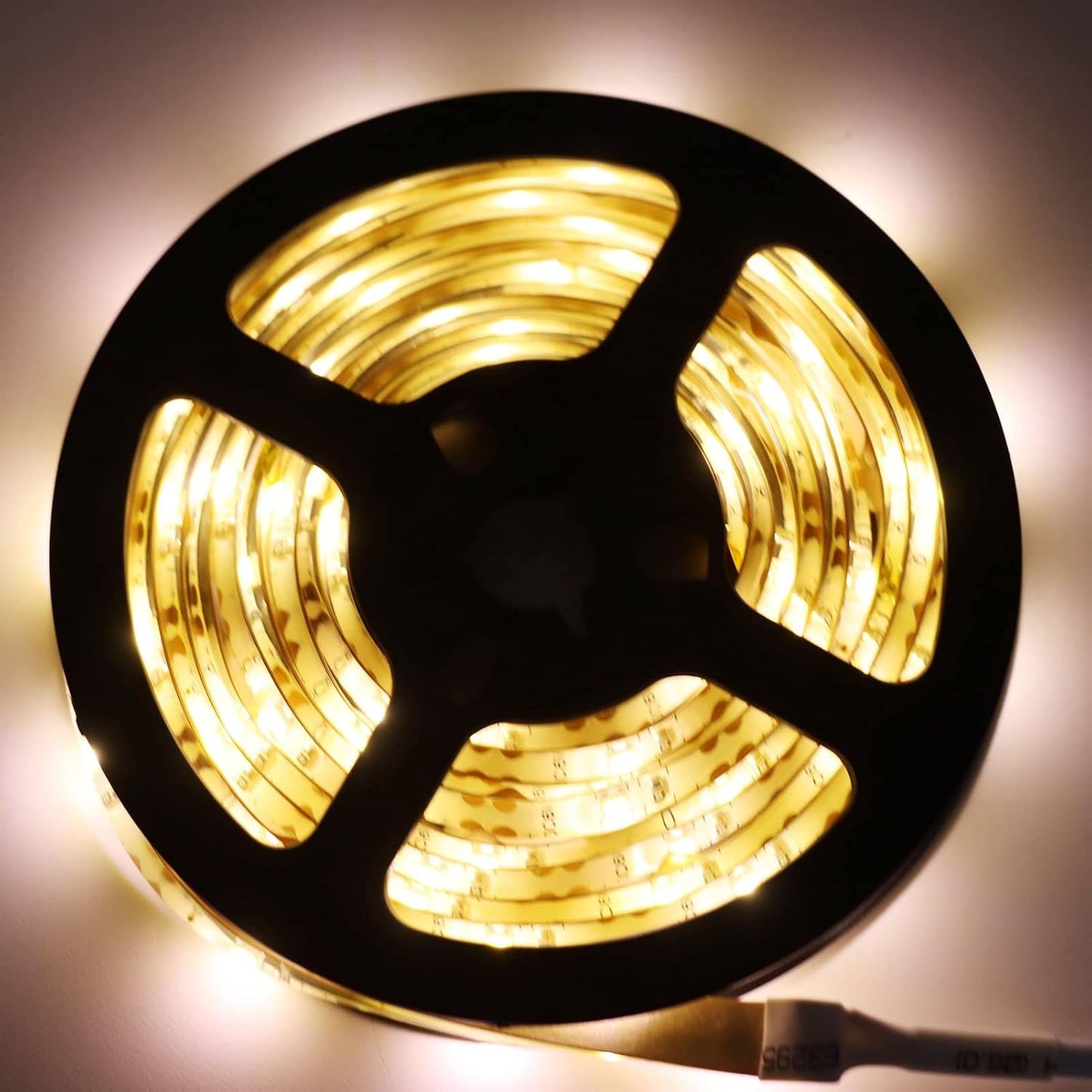 Zerodis Motion Sensor LED Strip Light Motion Activated LED Light Strip Sensing Tape 6.6ft Eye Protection USB Battery Powered with High Sensitivity Sensor for Cabinet
