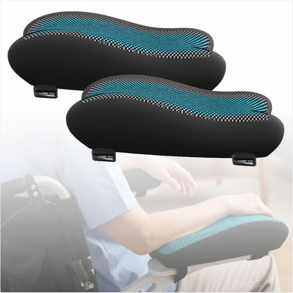 EDWERD Elderly Wheelchair Armrest Pad - Mobility Scooter Elbow Pillow Tray Soft Cushion Memory Foam Arm Stabilizer Accessories, 1PCS