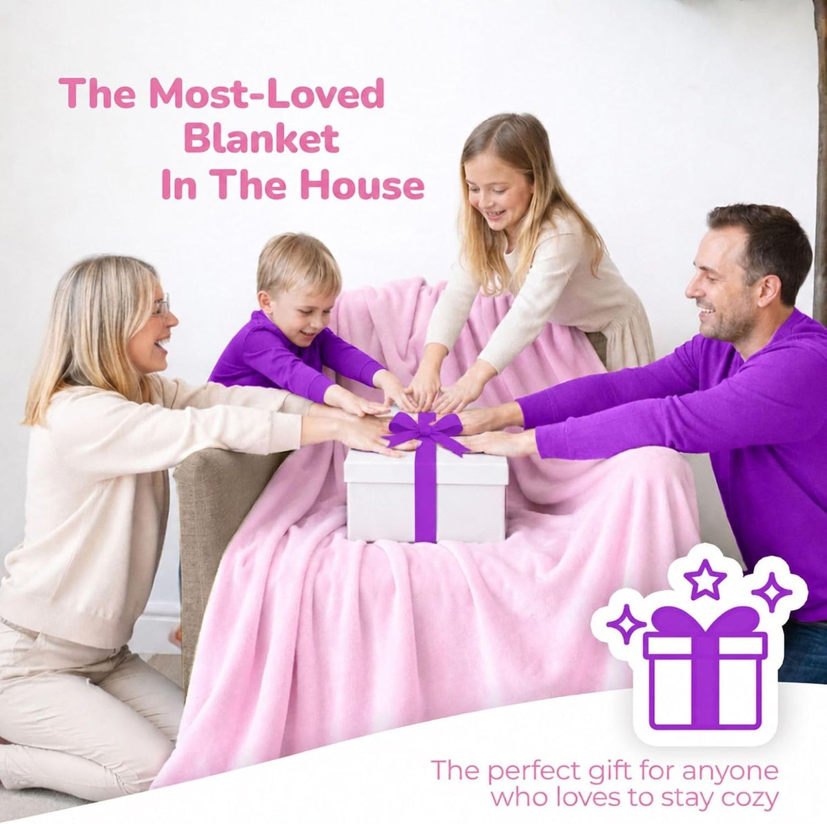 Super Blanky Wearable Blankets for Women & Men, Dorm Room Essentials, Gift for Her, Gifts for Women, Wife Birthday Gift Ideas