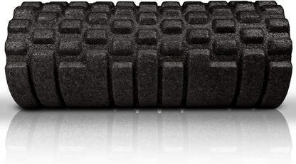 The Original Body Roller - High Density Foam Roller Massager for Deep Tissue Massage of the Back and Leg Muscles - Self Myofascial Release of Painful Trigger Point Muscle Adhesions (Black)