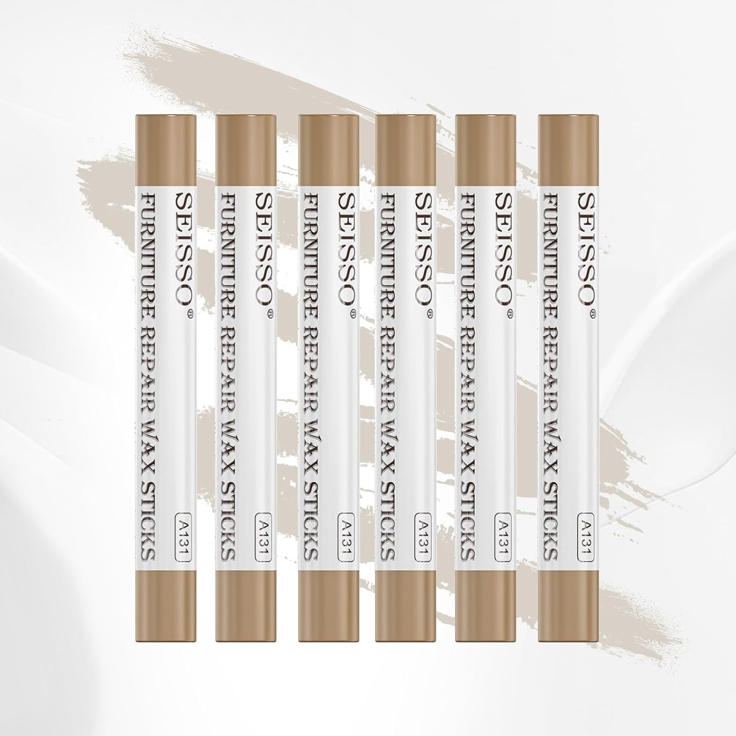 Furniture Repair kit, Wood Scratch Cover Markers*6 and Wax Filler Sticks*6 with Sharpener- 13Pack, Furniture Markers Touch Up Kit for Cover Ups Wooden Floors, Tables, Desks, Carpenters, Stains, Holes