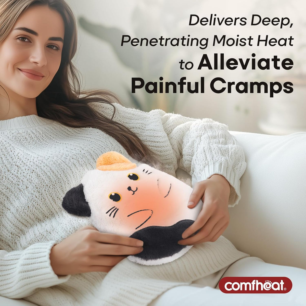 Microwave Unscented Heating Pad for Pain Relief, Moist Heat Pack