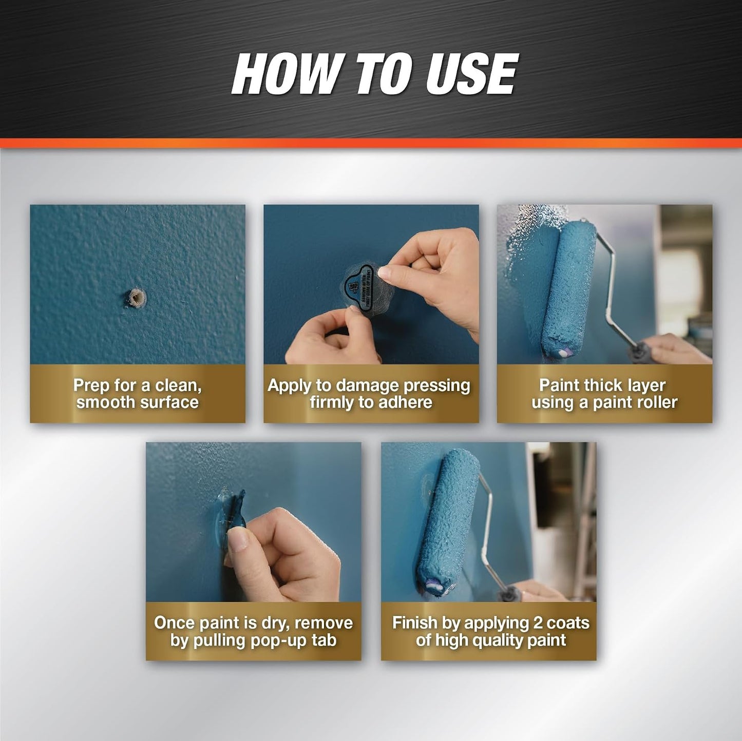 DAP Eclipse Rapid Wall Repair Patch, 6 in (7079809165)