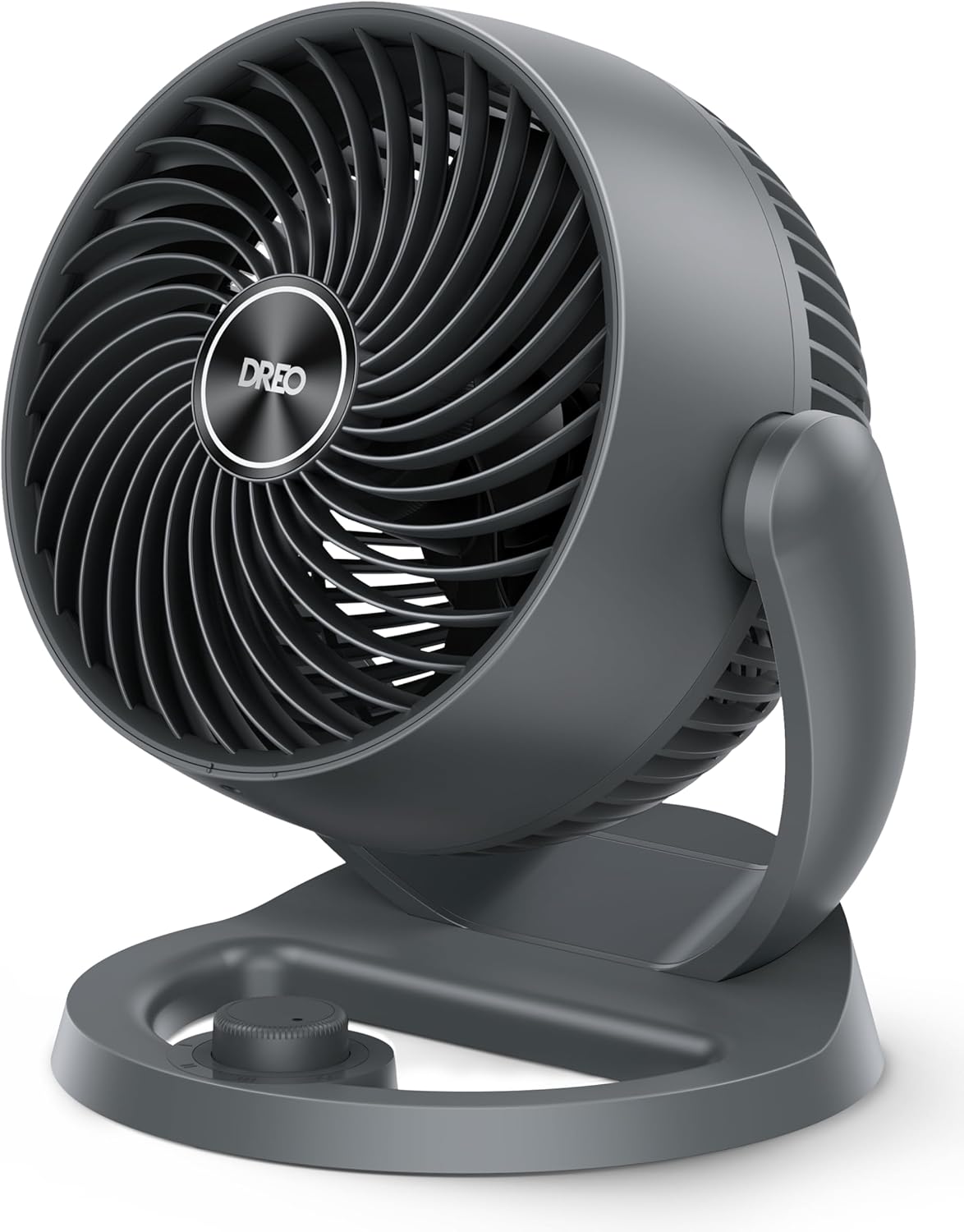 DREO Fan for Bedroom, 12 Inches, 70ft Powerful Airflow, 25db Quiet Table Air Circulator Fans for Whole Room, 120° Adjustable Tilt, 3 Speeds, Desktop Fan for Home, Office, Kitchen