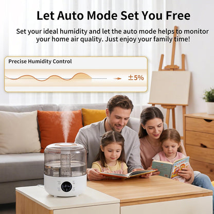 3L Top Fill Cool Mist Ultrasonic Humidifier