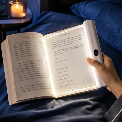 LED Book Light and Night Light 2 in 1, 3 Color Temperatures & Stepless Dimming, USB Rechargeable Reading Light with Timer for Night Reading, Bookish Gifts for Book Lovers
