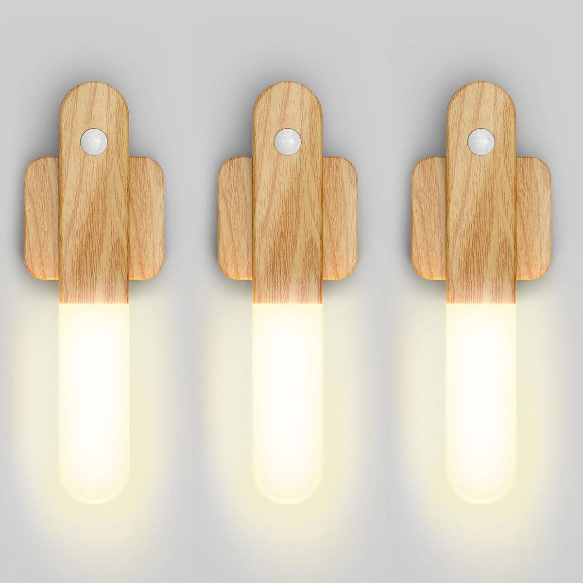 iThird Motion Sensor Light Indoor, 2200mAh Rechargeable Wall Sconce