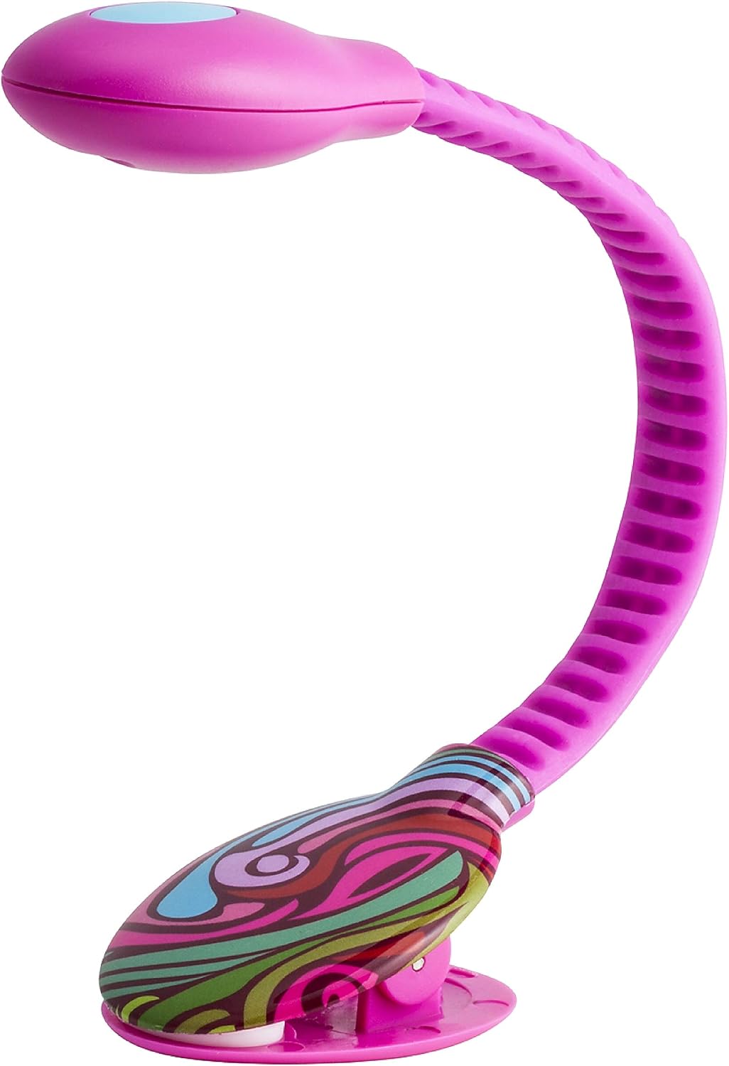 French Bull USB Rechargeable Clip On Book Light – Pink – LED Reading Light with Clip for Books, eBooks, Reduced Glare, Portable, Lightweight - Integrated USB Plug, Rechargeable Battery Included