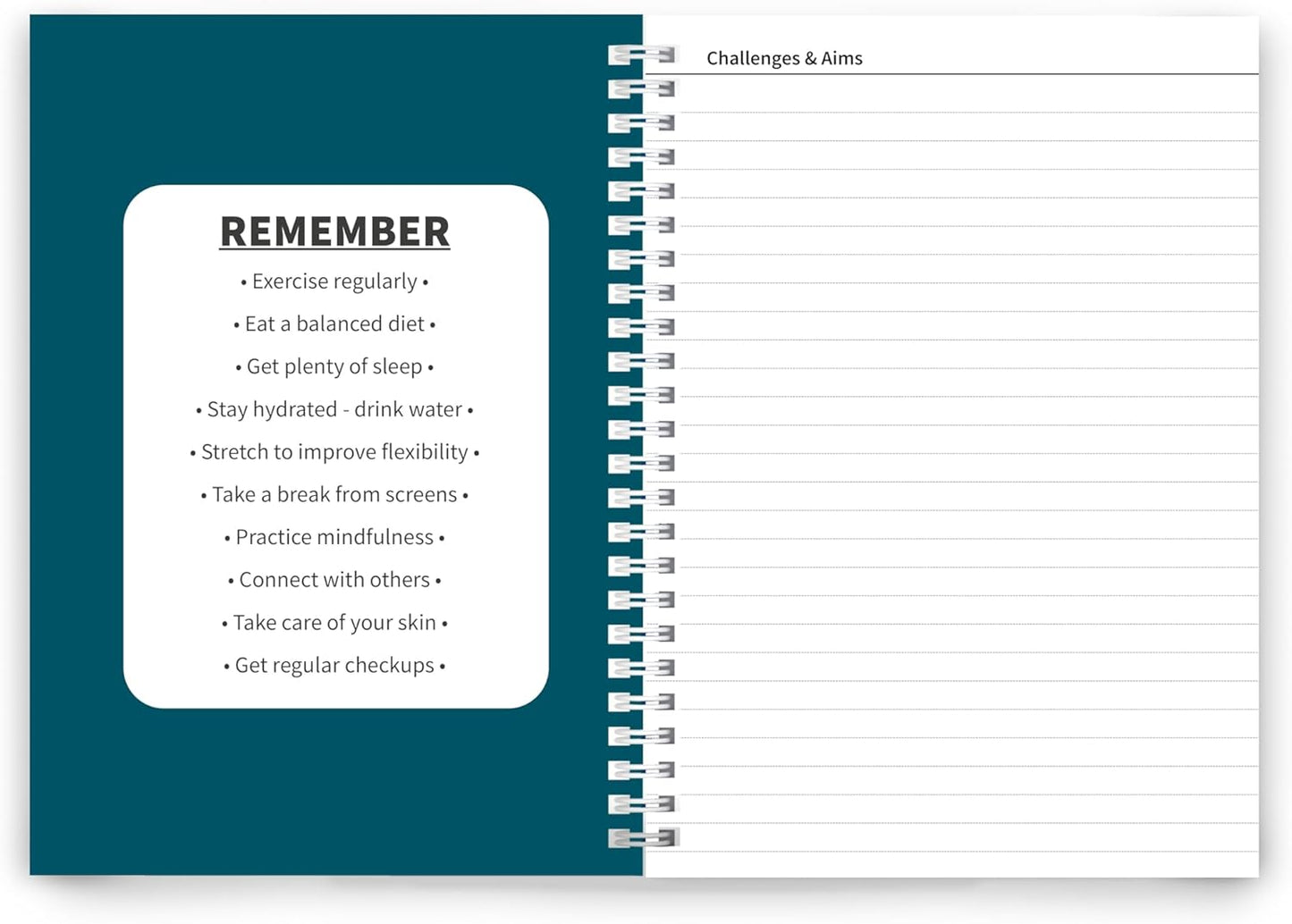 Better Health - Exercise, Nutrition & Wellness Journal - Stay healthy with our handy, simple tracking charts - A5 size with 104 undated pages - For A Happier, Healthier Life (Beige)