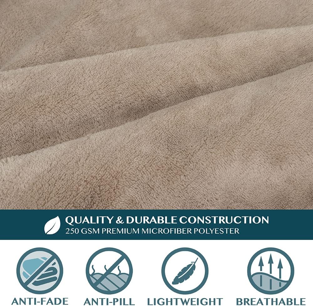 PAVILIA Wearable Blanket with Sleeves for Adult Women Men, Cozy Fleece Warm Wrap Throw with Arms, Gifts for Christmas, Wife