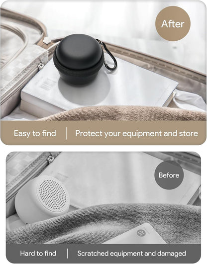 Carrying Case for Babelio White Noise Machine, Compact Travel Storage Bag | Mini Sound Machine Protective Case, Scratches Shockproof Waterproof, Only Case
