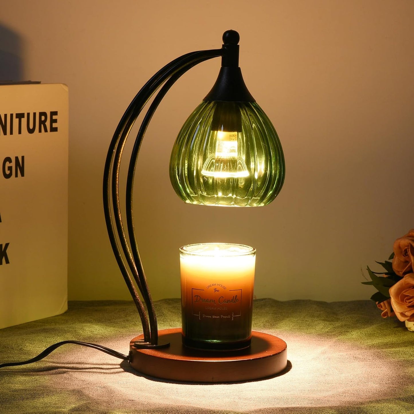 Candle Warmer Lamp with Timer and Dimmer - Electric Melter for Scented Jar Candles - Housewarming, New Home Decor