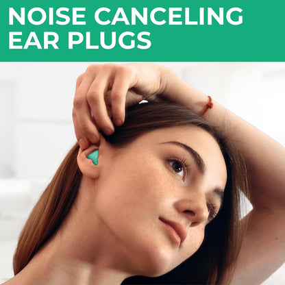 PQ Wax Ear Plugs for Sleep - 6 Silicone Wax Earplugs for Sleeping and Swimming - Gel Ear Plugs for Noise Cancelling, Ear Protection - Sleeping Earplugs with Sound Blocking (6-Pillows). Beige
