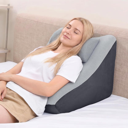 Vekkia 21” Back Rest Pillow with Dual-Layer Foam for Reclining and Sitting