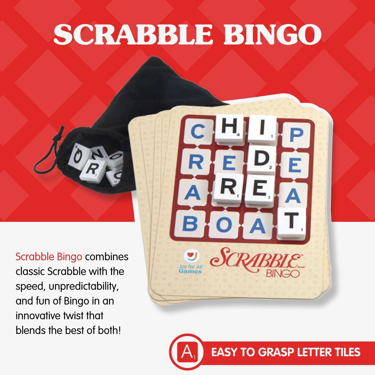 Ageless Games Taboo Charades - Classic Word Guessing & Charades Game for Older Adults - Big Easy to Read Cards for Low Vision - 80 Customizable Word Guess Cards - Fun Family Card Game for Ages 13-103