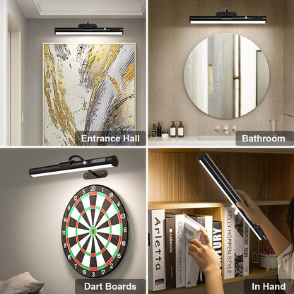 Hapfish Motion Sensor Battery Operated Wall Sconce,Wireless Picture Lights