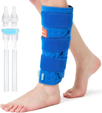 Ankle Foot Ice Pack Wrap for Cold Therapy Machine, Replacement Pad Only for Cryotherapy Unit, Cold Water Therapy for Plantar Fasciitis Relief, Post-Surgery & Injury Recovery - Universal Connector