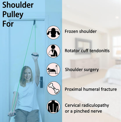 Shoulder Pulley Over The Door Physical Therapy System | Over-the-door exercise pulley designed for shoulder physical therapy exercises.