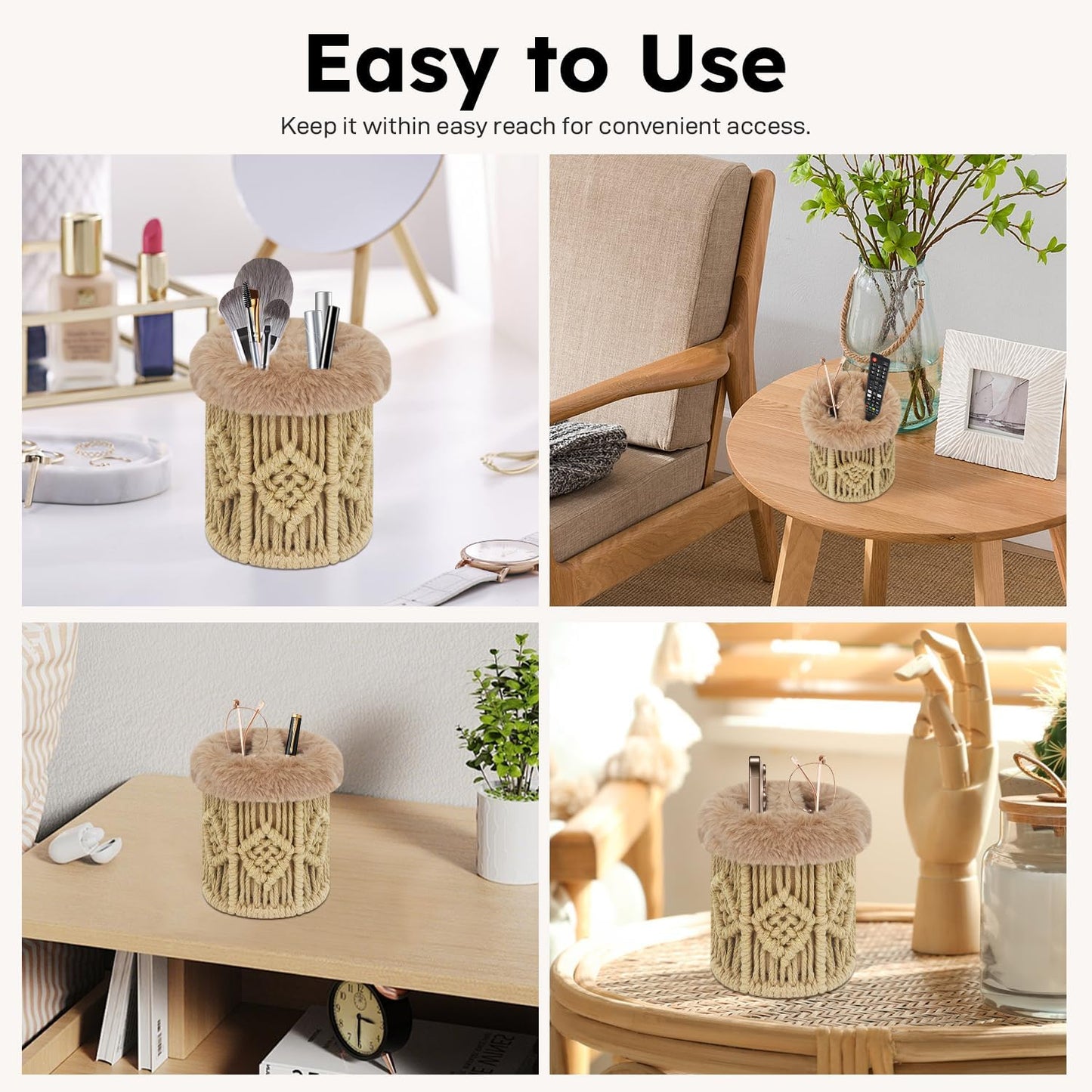 2 in 1 Glasses Holder, Anti-scratch Plush Lined Eyeglass Holder Stand for Nightstand Desk Eye-glass Storage Organizer