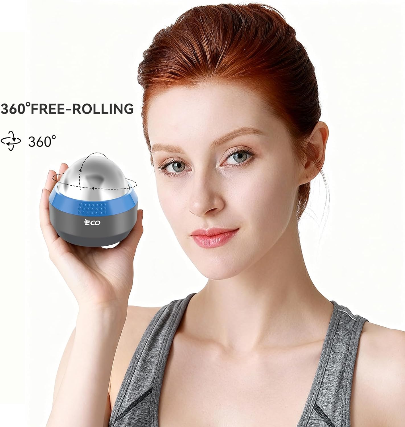 Massage Ice Roller Ball Cold & Heat Therapy Plantar Fasciitis Roller | Alleviating Shoulder, Arms, Back, Legs, Calves or Muscle Tension, Perfect for Workouts Relaxation