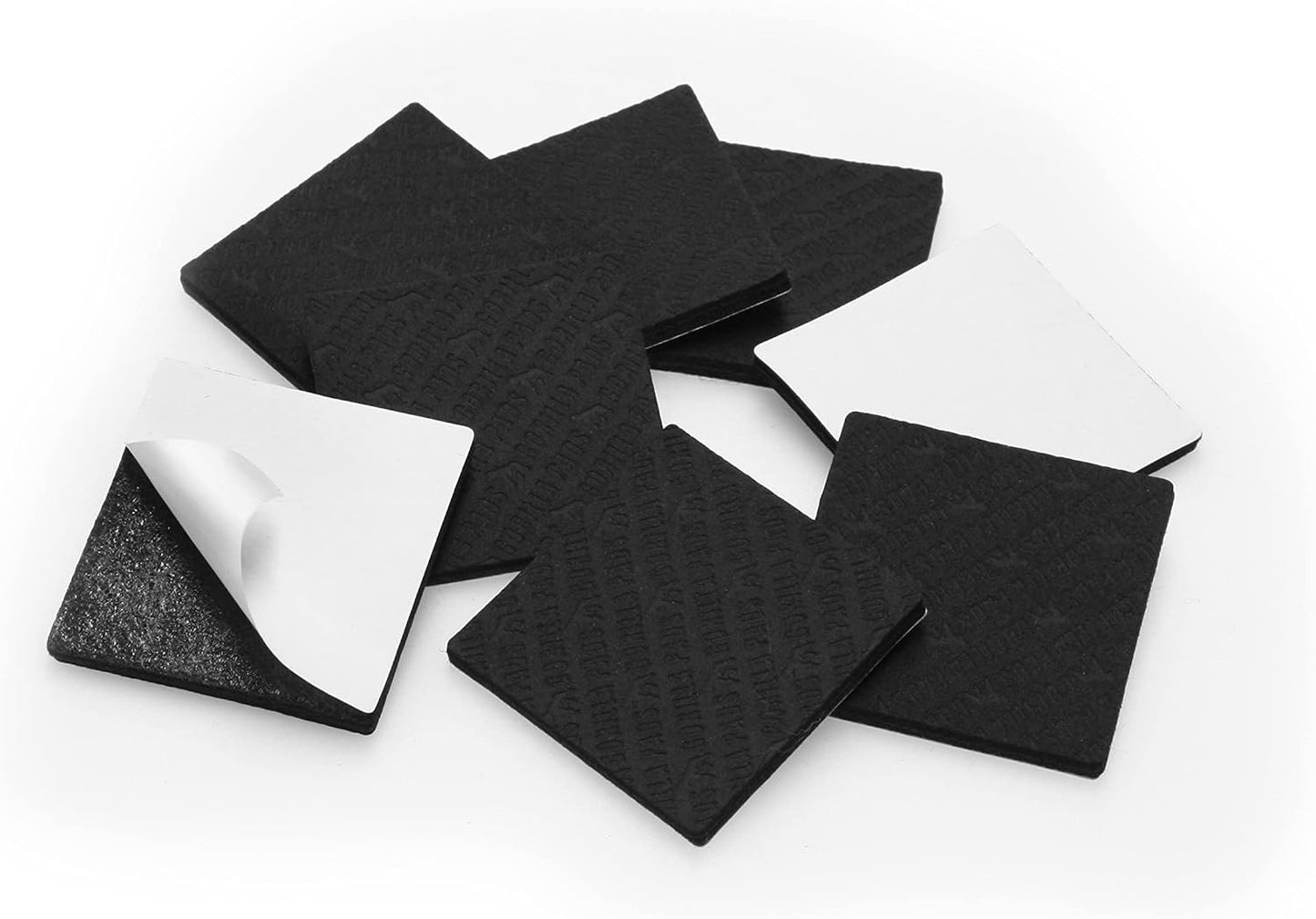 Slipstick GorillaPads CB147 Non Slip Furniture Pads/Gripper Feet (Set of 16) Self Adhesive Rubber Floor Protectors, 1 inch Round, Black
