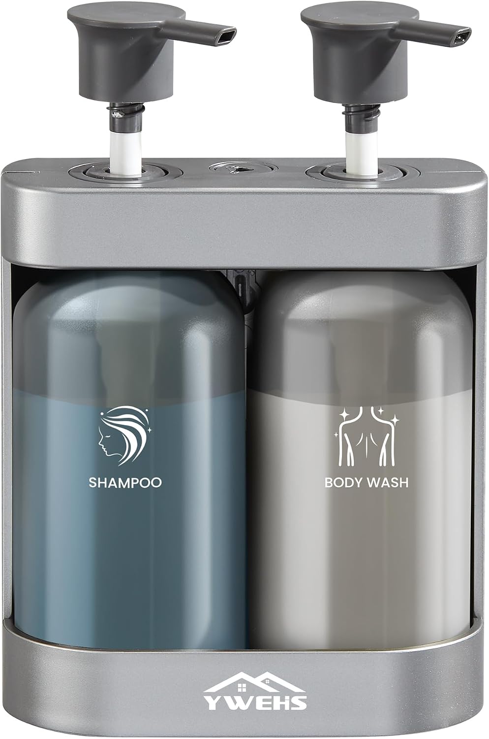 Shampoo and Conditioner Dispenser Shower Soap Dispenser 3 Chamber No Drill Shampoo Dispense for Shower Wall Mounted Shower Shampoo Dispenser 3 Chamber for Bathroom Hotel 3 * 13.37 fl.oz Black