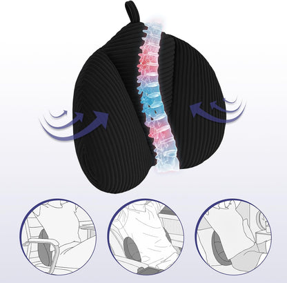Lumbar Support Pillow for Couch, Back Support Pillow for Chair