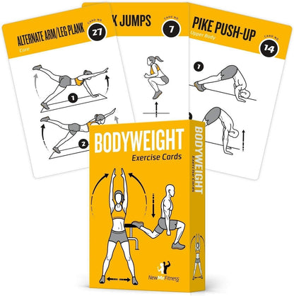 NewMe Fitness Pilates Workout Cards, Fitness Deck for Women and Men