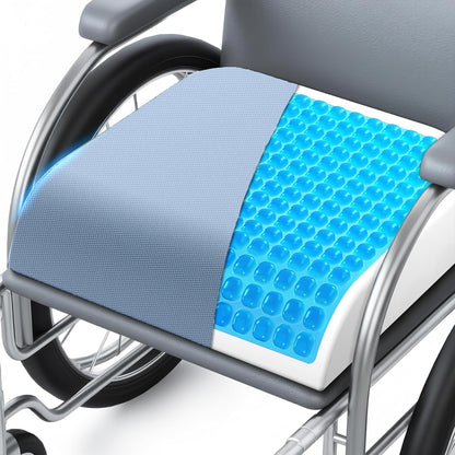 Wheelchair Seat Cushion Cooling Gel Memory Foam Chair Cushion