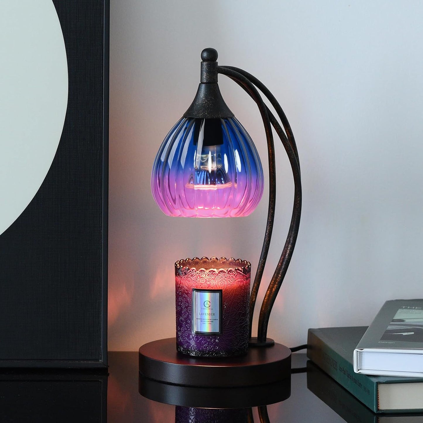 Candle Warmer Lamp with Timer and Dimmer - Electric Melter for Scented Jar Candles - Housewarming, New Home Decor