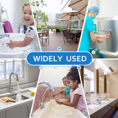 2pcs Drip Tray for Automatic Soap Dispenser or Hand Sanitizer Dispenser | Prevents slippery floors & stains. Ideal laundry detergent catcher or sanitizer drip tray for home, office, or hospital.
