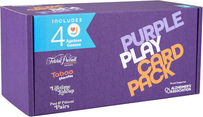 Ageless Games Taboo Charades - Classic Word Guessing & Charades Game for Older Adults - Big Easy to Read Cards for Low Vision - 80 Customizable Word Guess Cards - Fun Family Card Game for Ages 13-103