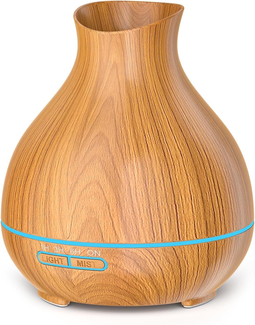 Aromatherapy Essential Oil Diffuser, 550ml Ultrasonic Fragrant Oil Large Room Humidifier, Diffusers for Home with Timer and Waterless Auto-Off, 7 Color LED Lights,Cool Mist Humidifiers