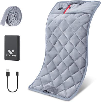 Vofuoti Portable Cordless Weighted Heating Pad with 7.4V 10000mAh Battery