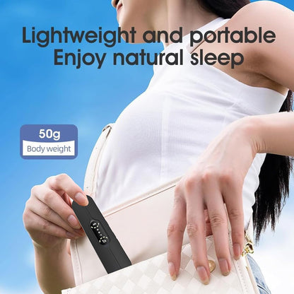 Mini Portable Wireless Under Pillow Speaker for Sleeping (Black) | USB Rechargeable | Bluetooth Connection | Timer Function | Built-in White Noise | TF Card | Travel