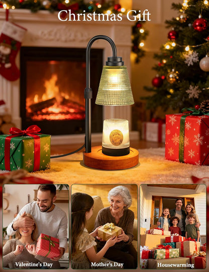 Candle Warmer Lamp with Timer Dimmer, Home Decor for Birthday Gifts Women