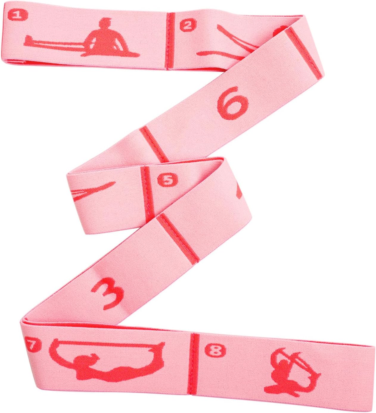 8 Loops Stretching Strap for Kids, Extended Dance Stretch Band Elastic for Ballet & Gymnastics, Children's Resistance Bands for Flexibility Training, Dance Equipment for Girls