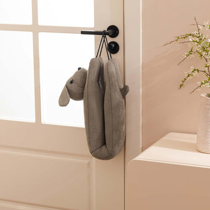 Door Draft Stopper Blocks Hot and Cold Air, 38", Yellow Dog | Blocks Wind and Noise, Weighted Sand and Cotton Filling, Convenient Hanging Loop for Storage, Adorable Animal Design