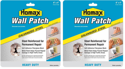 Homax 41072026734 Drywall Patch and Repair Kit, 4"x4" Wall Patch
