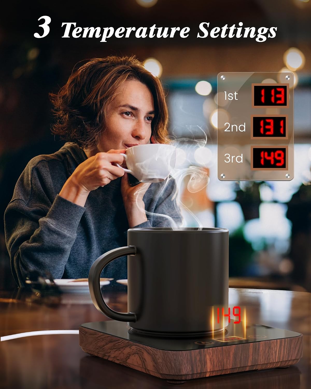 Coffee Mug Warmer for Desk with Auto Shut Off, Mug Warmer for Desk, Coffee Warmer for Desk Office Home