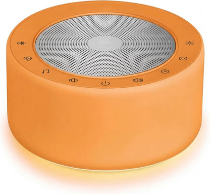 Kipcush White Noise Machine for Baby & Adults, 30 Soothing Sounds, Sleep Sound Machine with 8 Color Night Light, Memory Function, White Noise for Sleeping, Nursery, Office, Travel & Relaxation