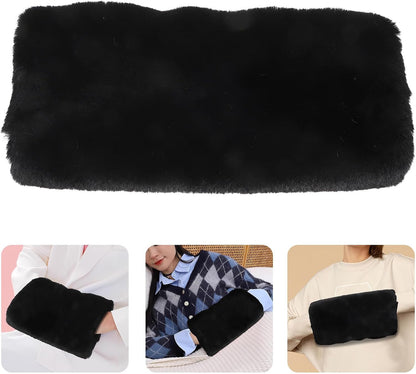 Plush Winter Hand Warmer Muff for Women and Mothers, Thickened Artificial Plush Arm Warmer Muff to Keep Hands Warm, Stylish and Simple Clothing Accessory for Winter Weddings