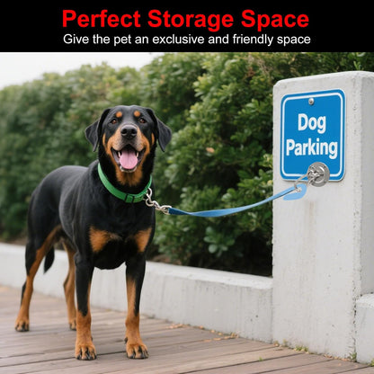 Dog Leash Holder for Wall, Dog Walking Station Organizer with Shelf & Hooks, Entryway Pet Organizer for Leash, Collar, Keys & Poop Bags, Dog Lover Gift Wall Mount Storage Rack
