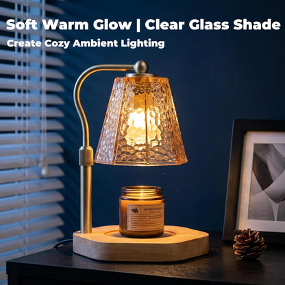 LALISU Candle Warmer Lamp with Timer Electric Candles Light Birthday Gifts