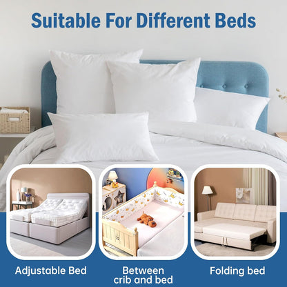 Vekkia Split King Gap Filler for Adjustable Bed,Twin to King Bed Converter Kit,Bed Bridge Twin to King,Mattress Connector with Washable Cover,for Guests Stayovers,Family Room(75in×10in) | Firm Support Twin to King Converter, Bed Bridge Fits 1.5”-3”Gaps,