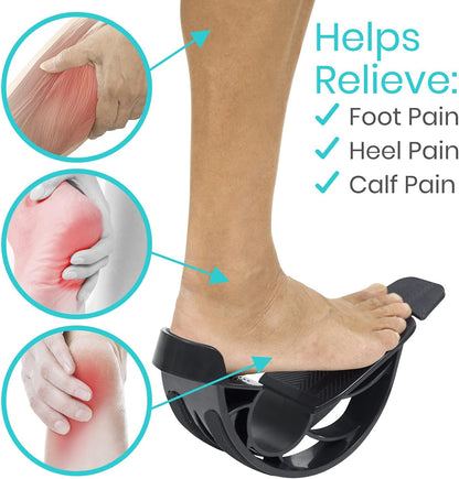 Vive Adjustable Calf Stretcher - Foot Rocker for Plantar Fasciitis - Achilles Tendon and Ankle Stretching Device - Calf Exerciser & Strengthener for Pain Relief & Prevention - Recovery Equipment