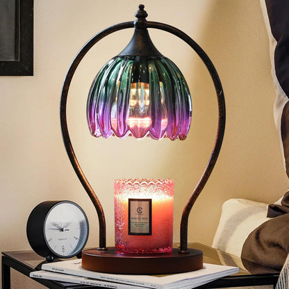 GOODBUY Candle Warmer Lamp with Timer Dimmable: Electric Candle Warmer Birthday Gifts for Women Mom - Candle Lamp Warmer House Warming Gifts New Home Decor - Wax Warmer for Jar Candles with 2 Bulbs
