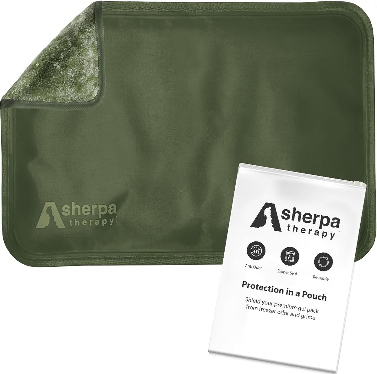 Medium Flexible Gel Ice Packs Reusable - Hot and Cold Soft Ice Packs for Injuries Reusable for Ankle, Arm, Foot, Leg, Back Pain Relief - 8" x 12" - Purple
