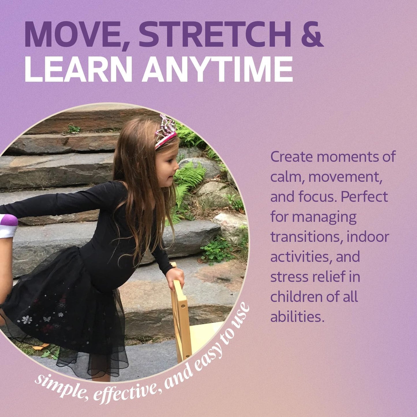 Chair Yoga Poses Cards for Kids: Movement or Brain Breaks in Classroom, Meditation, Somatic Play Therapy, Breathing Exercise, or for Social Emotional Learning Activities and Test-Taking Strategies
